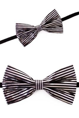 Strik zilver met strepen