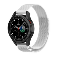 Milanese bandje - Zilver - Samsung Galaxy Watch 4 Classic - 42mm / 46mm - thumbnail