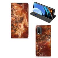 Xiaomi Poco M3 | Redmi 9T | Standcase | Marmer Bruin - thumbnail