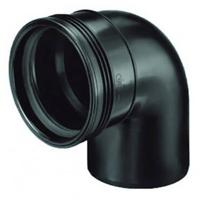PP bocht 90 graden spie en manchet - 110 mm - thumbnail