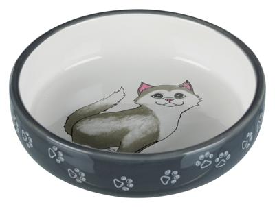 Voerbak voor katten Trixie Wit Grijs - thumbnail