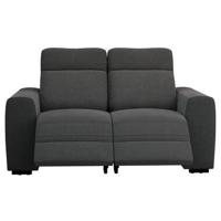 Bank James verstelbaar 2-zits - stof Supple - antraciet - Leen Bakker - thumbnail