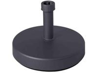 Parasolvoet 25kg rond vulbaar antraciet - thumbnail