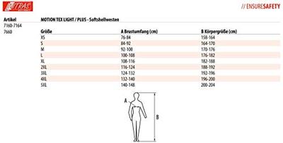 NITRAS SAFETY Nitras softshellvest "motion tex light" softshell vest gr. xxl motion tex light gray/sw - thumbnail