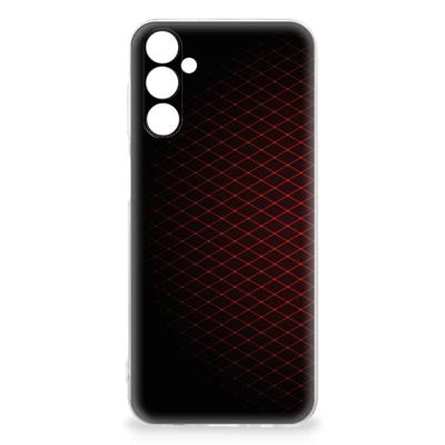 Samsung Galaxy M14 | TPU bumper | Geruit Rood