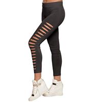 Legging Met Gaten Zwart - thumbnail