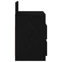 Nachtkastjes 2 st met 2 lades 40x33x60 cm zwart - thumbnail