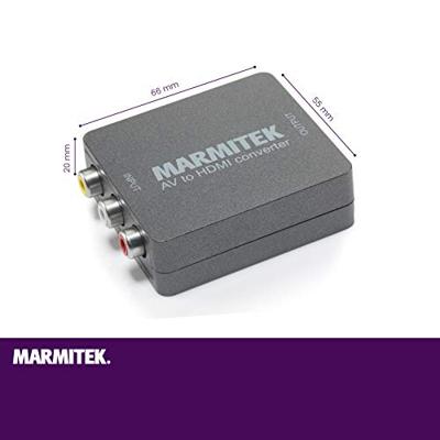 Marmitek Connect AH31 (RCA-naar-HDMI) Converter Zwart - thumbnail