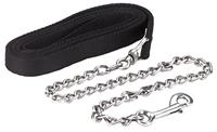 Geleidelijn met ketting zwart 250cm - thumbnail