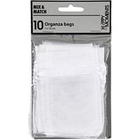 Creativ Company Https://www.cchobby.nl/organza-zakjes-afm-7x10-cm-wit-10-stuk-1-doos - thumbnail