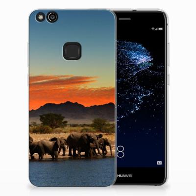 Huawei P10 Lite | TPU Hoesje | Olifanten