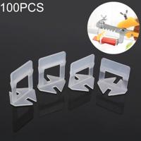 100 stuks 1 0 mm tegel herverdeling Clips Kit muur vloer tegel Spacer betegeling systeemhulpprogramma voor bestrating Locator Tool OG6480 - thumbnail