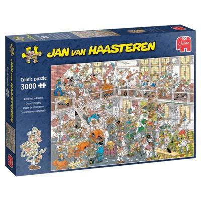 Jumbo Jan van Haasteren de verbouwing 3000 stukjes Jumbo Jan van Haasteren de verbouwing 3000 stukjes