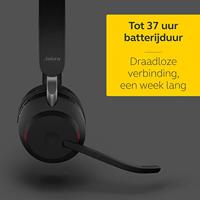 Jabra Evolve2 65 Headset Draadloos Hoofdband Kantoor/callcenter USB Type-A Bluetooth Zwart - thumbnail