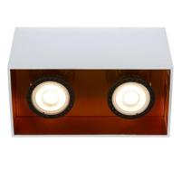 Lucide BIDO - Plafondspot - 2xGU10 - Wit - thumbnail