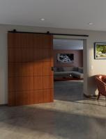 VISITOP ALU HOUT ZWART L=1860MM - thumbnail