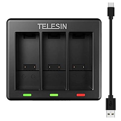 Telesin Triple Batterij Oplader voor GoPro 9, GoPro 10, GoPro 11 & GoPro 12