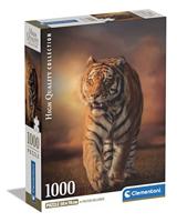 Clementoni High Quality Collection Puzzel Tijger 1000 Stukjes - thumbnail
