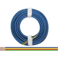 Donau Elektronik 418-5 Draad 4 x 0.14 mm² Groen, Rood, Geel, Blauw 5 m - thumbnail