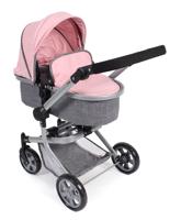 Bayer Chic Poppenwagen mika combi (grijs/lichtroze) - thumbnail