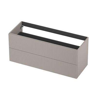 INK - Onderkast 2L Gelakt Gefreesd Tbv Greep - 1200x450x520 Mm - Kasjmier Grijs