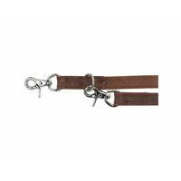 TRIXIE HONDENRIEM RUSTIC VERSTELBAAR VETLEER DONKERBRUIN 100X2 CM - thumbnail