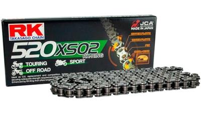 RK Chain 520 xso2 118 c gray/gray open