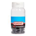 Elvedes Pot kabelhoedjes 5mm | open | alu | per 25st