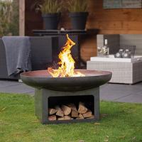 Juva Vuurschaal Zwart/Industrieel - thumbnail