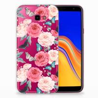 Samsung Galaxy J4 Plus (2018) | TPU Case | Butterfly Roses - thumbnail
