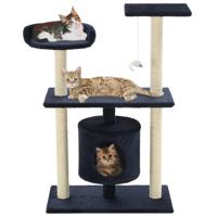 VidaXL Kattenkrabpaal met sisal krabpalen 95 cm donkerblauw - thumbnail
