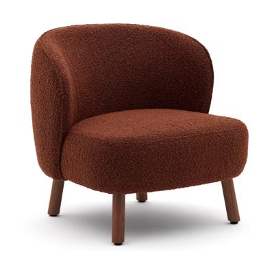 Kave Home Ulit fauteuil Terracotta walnoot