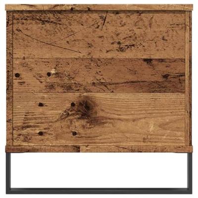 Salontafel 90x44,5x45 cm bewerkt hout oud houtkleurig