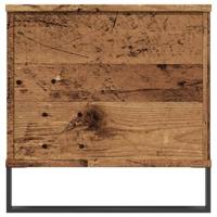 Salontafel 90x44,5x45 cm bewerkt hout oud houtkleurig - thumbnail