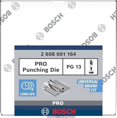 Bosch Accessories 2608001164 2608001164 Krimpinzetstuk Buiskabelschoenen, Buisconnectoren 95 tot 95 mm²