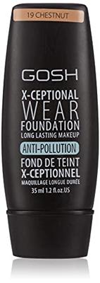 Gosh X-Ceptional Wear Foundation Long Lasting Makeup 30ml 19 Chestnut