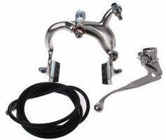 Alhonga knijprem set achter aluminium zilver