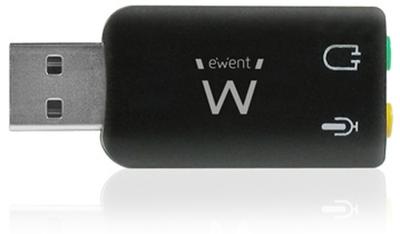 USB-Geluidsadapter Ewent EW3751 USB 2.0 USB-Geluidsadapter Ewent EW3751 USB 2.0