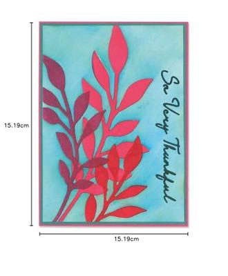 Sizzix • cosmopolitan layered stencils a6 frond 4pcs