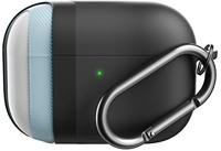 KeyBudz AirPods Pro Case met sleutelhanger Hybrid Shell serie compatibel met AirPod Pro Case Cover (zwart) - thumbnail