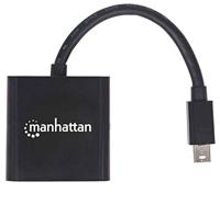 Manhattan 152570 Mini-displayport Adapter [1x Mini-DisplayPort stekker - 1x HDMI-bus] Zwart Afgeschermd, UL gecertificeerd 15.00 cm - thumbnail