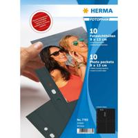 Herma HERMA Fotophan - Hülle x 10 7783 Fotohoezen Zwart, Transparant 9 x 13 cm - thumbnail