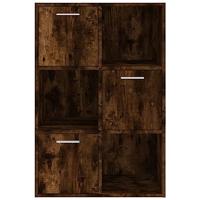 Opbergkast 60x29,5x90 cm gerookt eikenkleurig - thumbnail