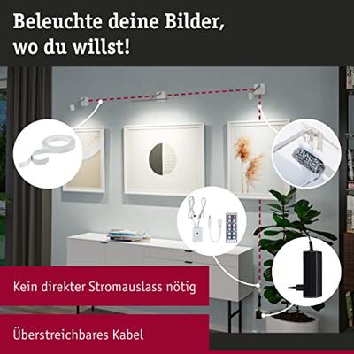 Paulmann Xana 95575 LED-schilderijlamp 5.5 W LED Aluminium (geborsteld) - thumbnail
