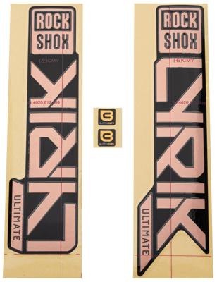 ROCKSHOX decor set decal set rs matt copper lyric ult 27/29 matt-cop.