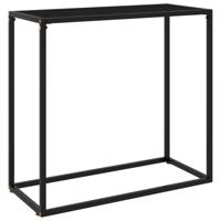 VidaXL Wandtafel 80x35x75 cm gehard glas zwart - thumbnail