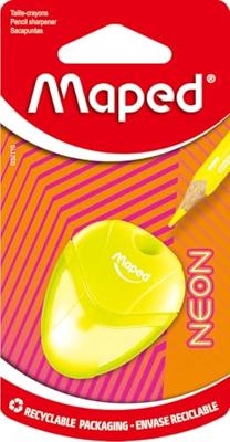 Puntenslijper maped neon igloo 1gaats assorti
