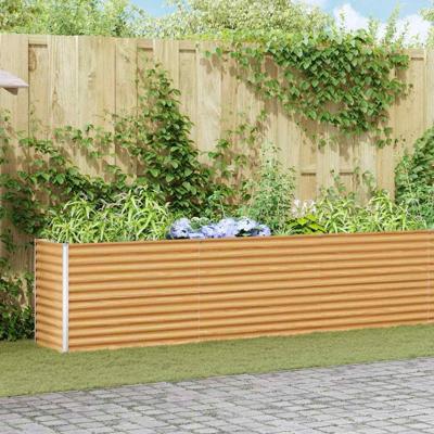 Verhoogde plantenbak 582 x 50 x 68 cm Gegalvaniseerd staal