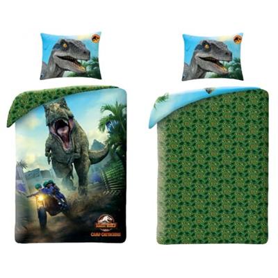 Jurassic World Dekbedovertrek Camp 140 x 200 cm - Katoen - 70 x 90 cm Jurassic World Dekbedovertrek Camp 140 x 200 cm - Katoen - 70 x 90 cm
