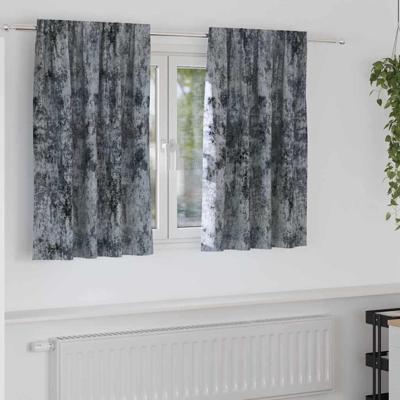 VidaXL Velvet gordijnen 2 pcs zilvergrijs 140 x 140 cm fluweel VidaXL Velvet gordijnen 2 pcs zilvergrijs 140 x 140 cm fluweel